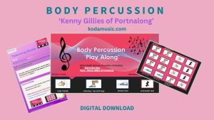 Body Percussion 'On the Beat' for age 7+ Free Resource - (6 - 8 weeks content) Click here for more information