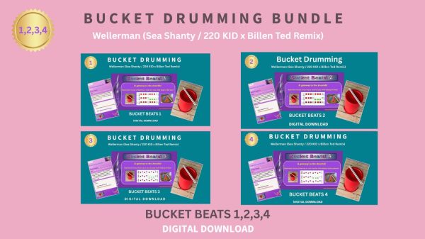 Bundle - Bucket Beats 1,2, 3 & 4 'The Wellerman' - click here for more information